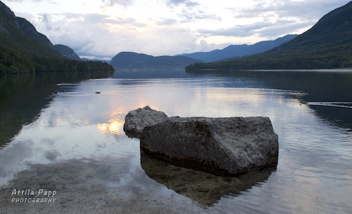 lake in the mountains